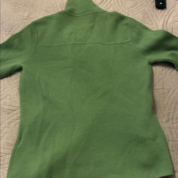 J.Crew green sweater jacket size S. - Picture 5 of 5